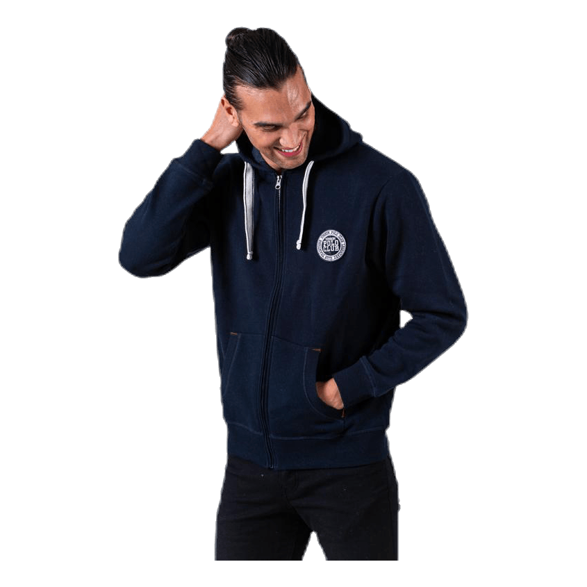 Krew Sweatshirt Full Zip Blue
