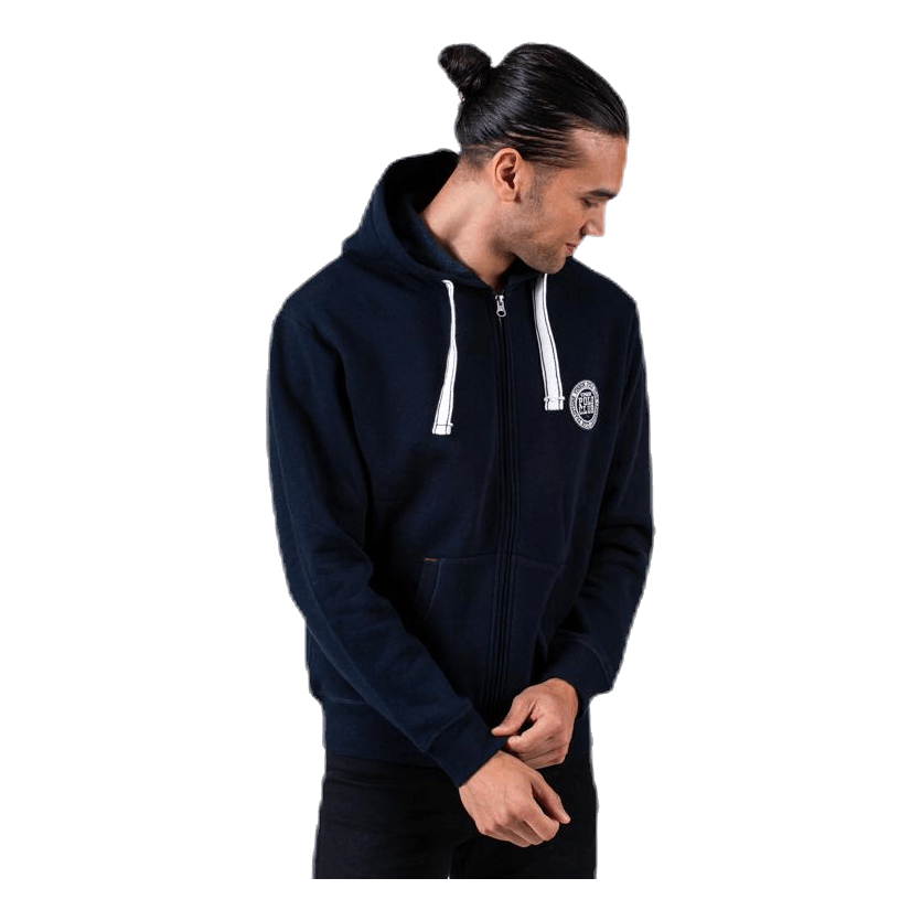 Krew Sweatshirt Full Zip Blue