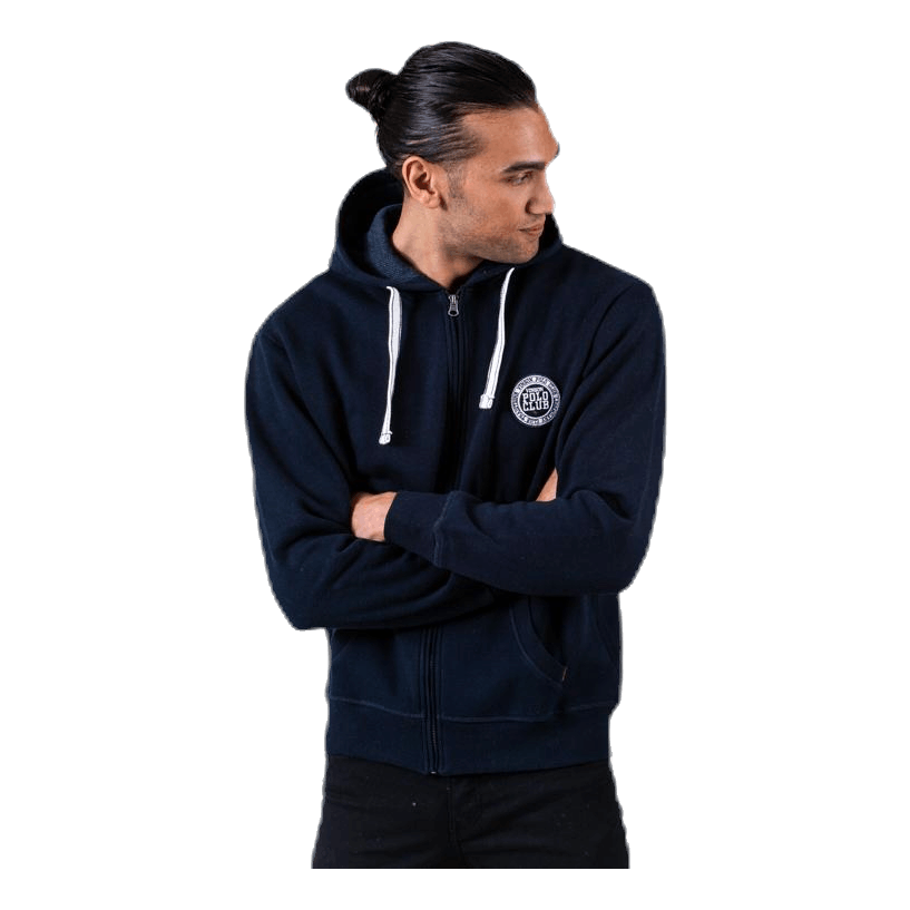 Krew Sweatshirt Full Zip Blue