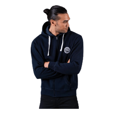 Krew Sweatshirt Full Zip Blue