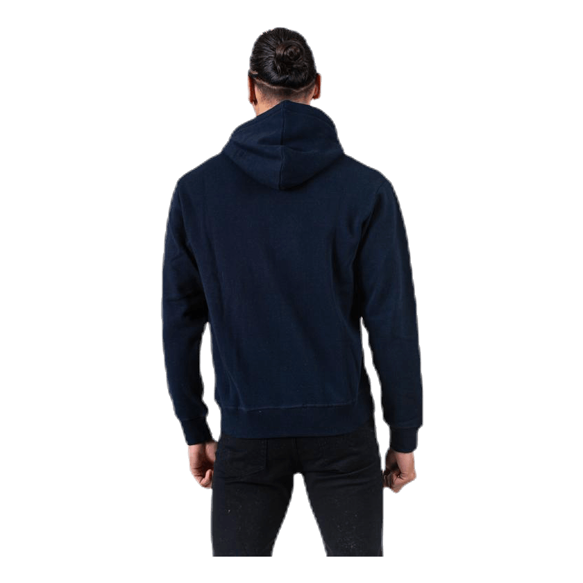 Krew Sweatshirt Full Zip Blue