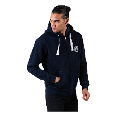 Krew Sweatshirt Full Zip Blue