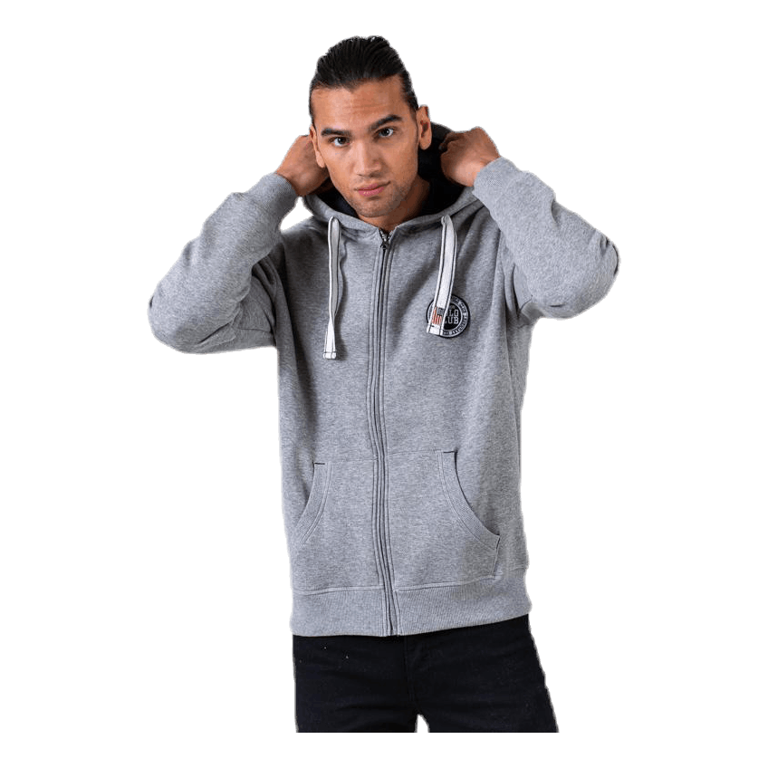 Krew Sweatshirt Full Zip Grey