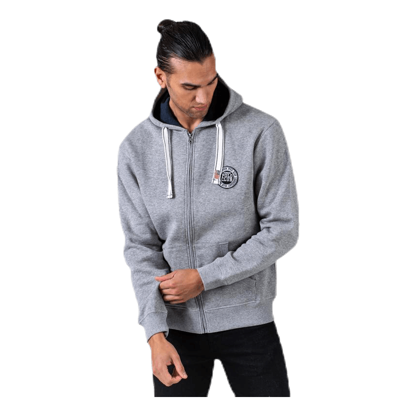 Krew Sweatshirt Full Zip Grey