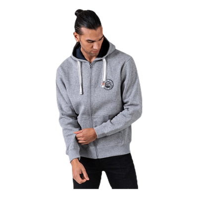 Krew Sweatshirt Full Zip Grey