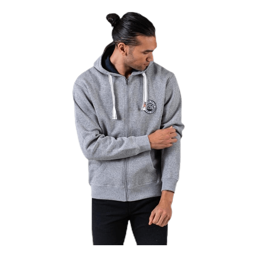 Krew Sweatshirt Full Zip Grey