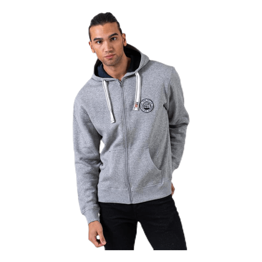 Krew Sweatshirt Full Zip Grey