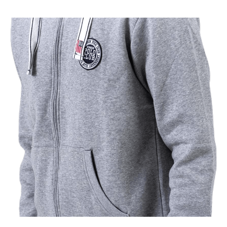 Krew Sweatshirt Full Zip Grey