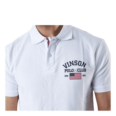 Leslie Pique Shirt White