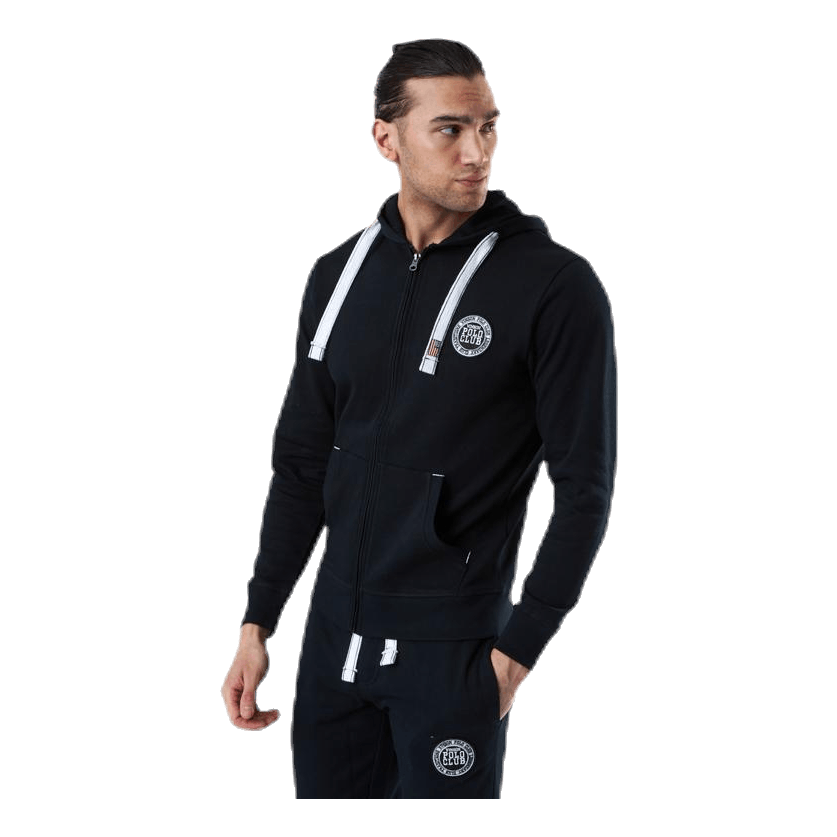 Krew Sweatshirt Full Zip Black