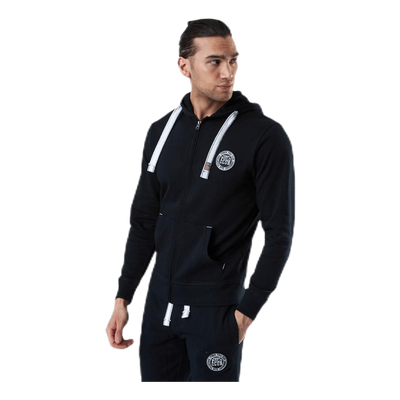 Krew Sweatshirt Full Zip Black