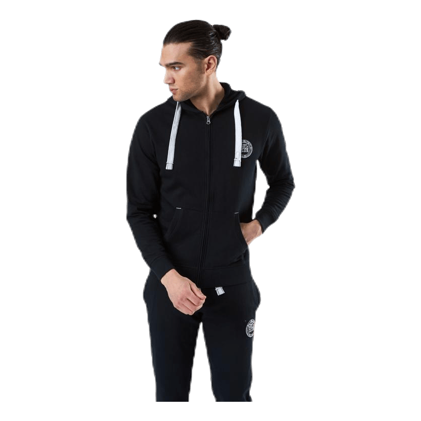 Krew Sweatshirt Full Zip Black