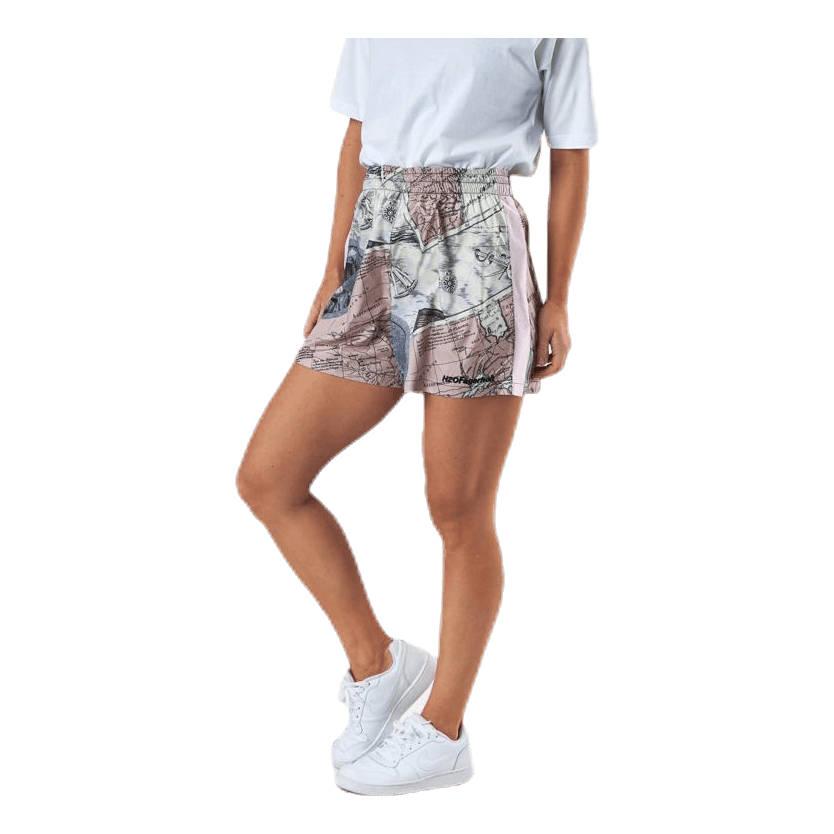Direction Track Shorts Beige