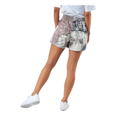 Direction Track Shorts Beige