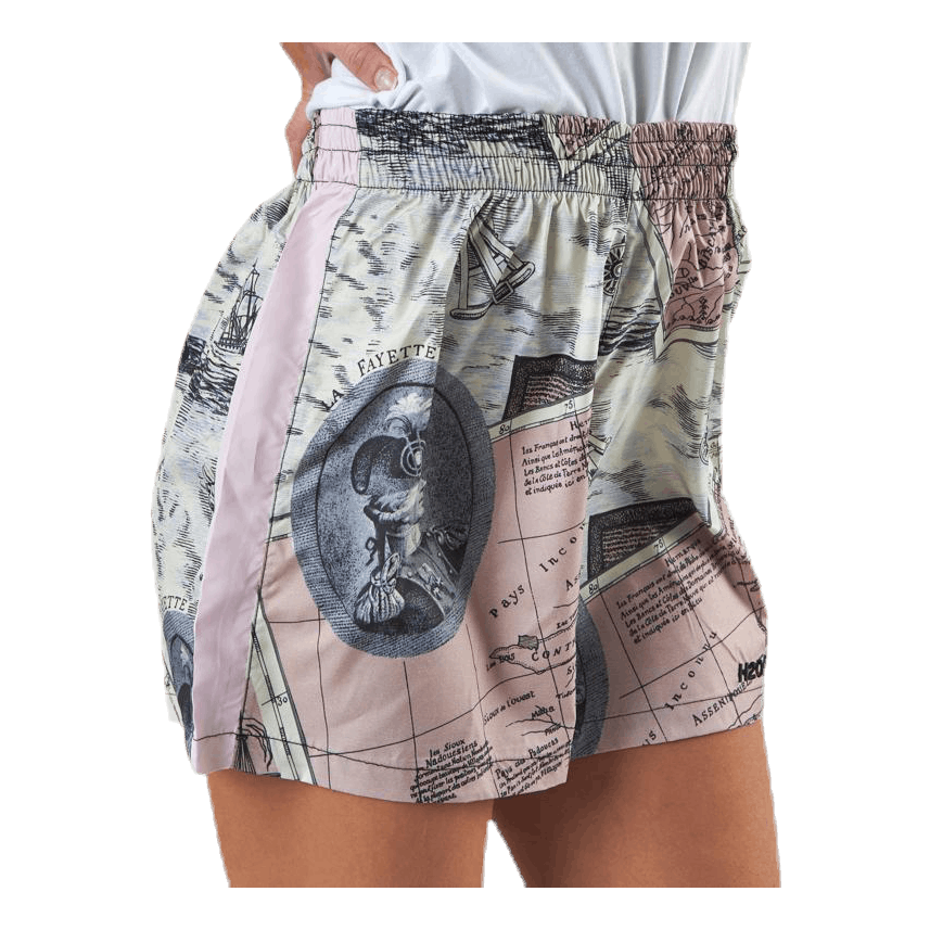 Direction Track Shorts Beige