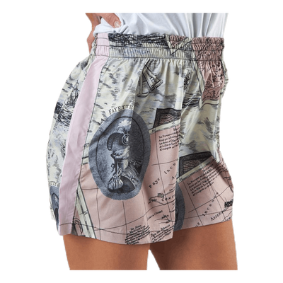 Direction Track Shorts Beige