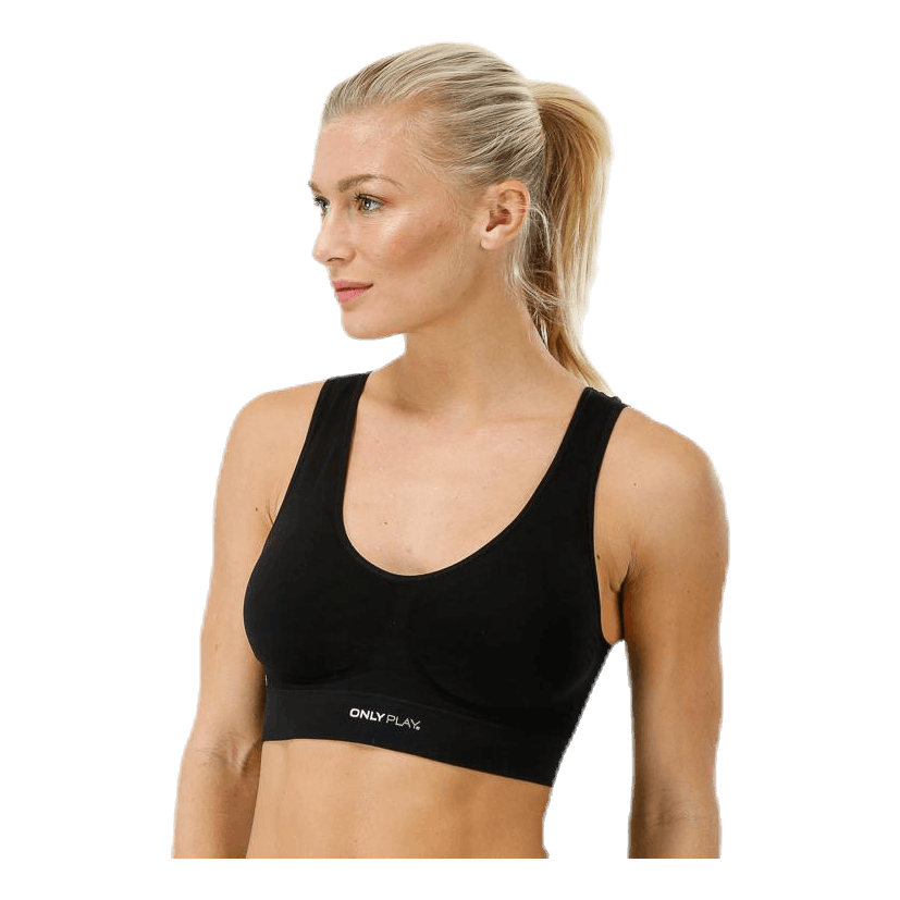 Mira Seamless Sports Bra Black