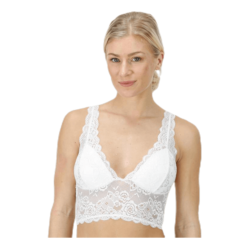 Chloe Lace Bra White