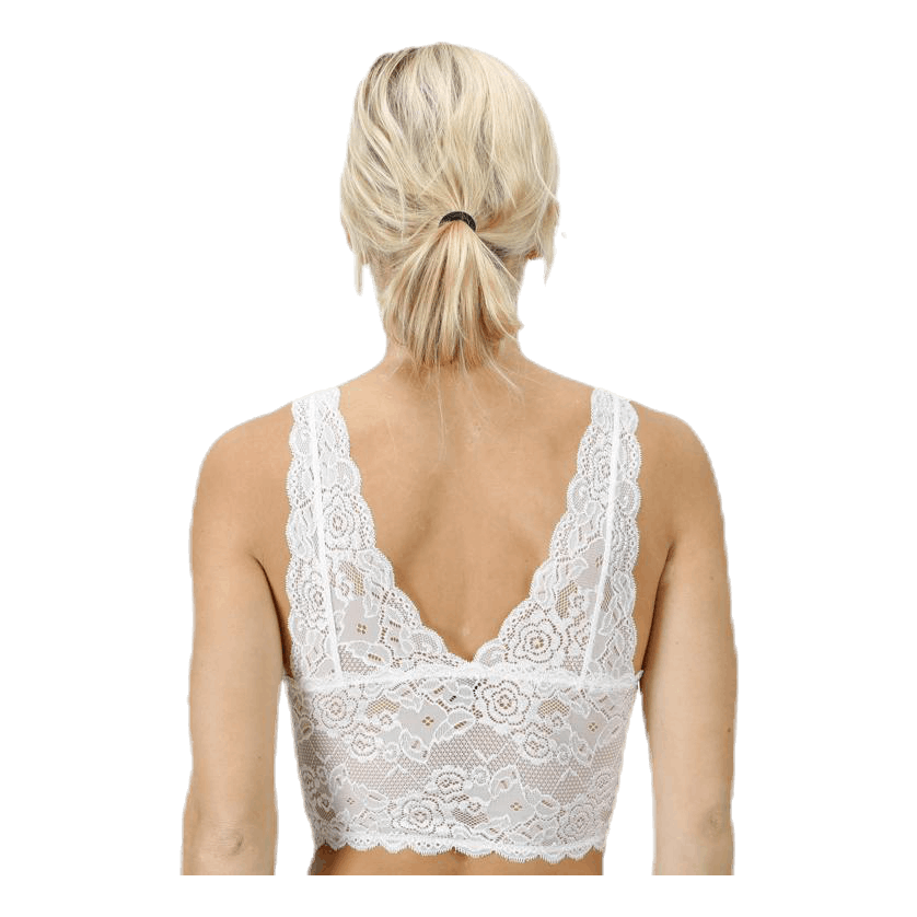 Chloe Lace Bra White