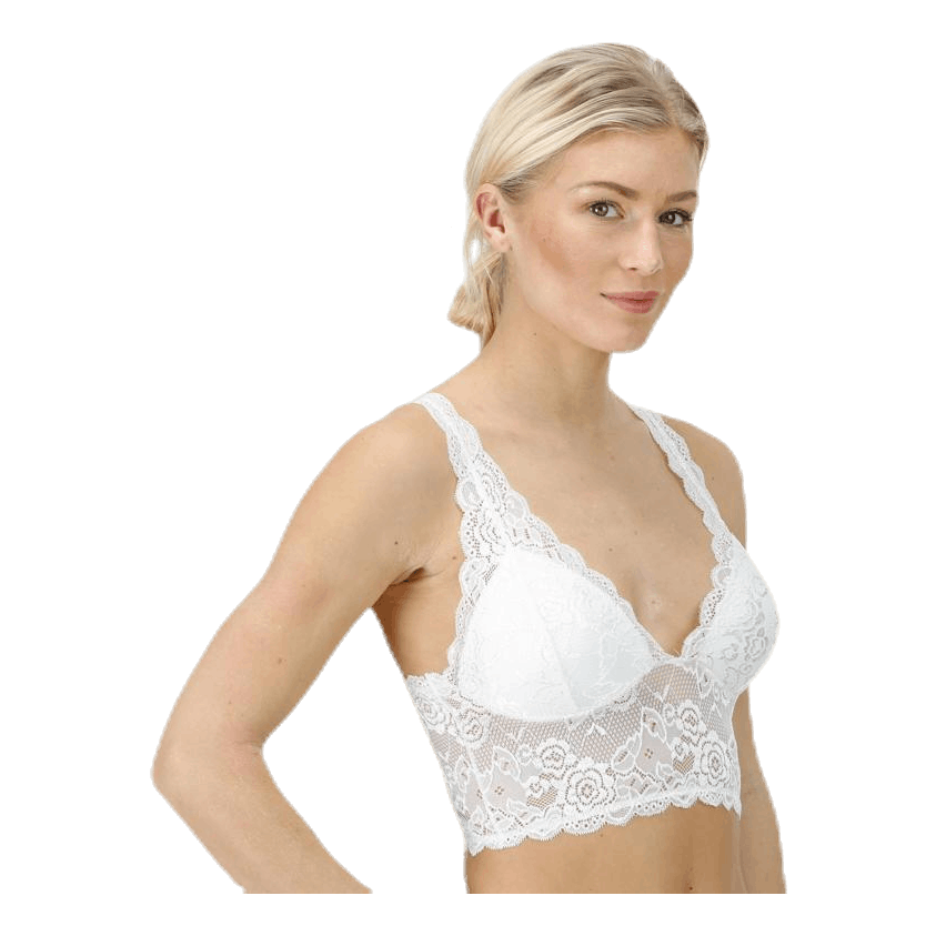 Chloe Lace Bra White