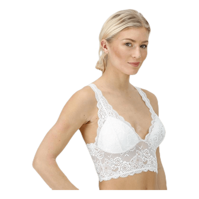 Chloe Lace Bra White