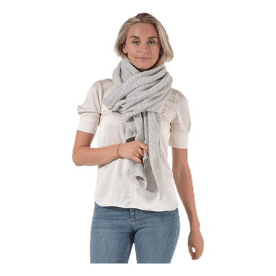 Pyron Long Scarf White