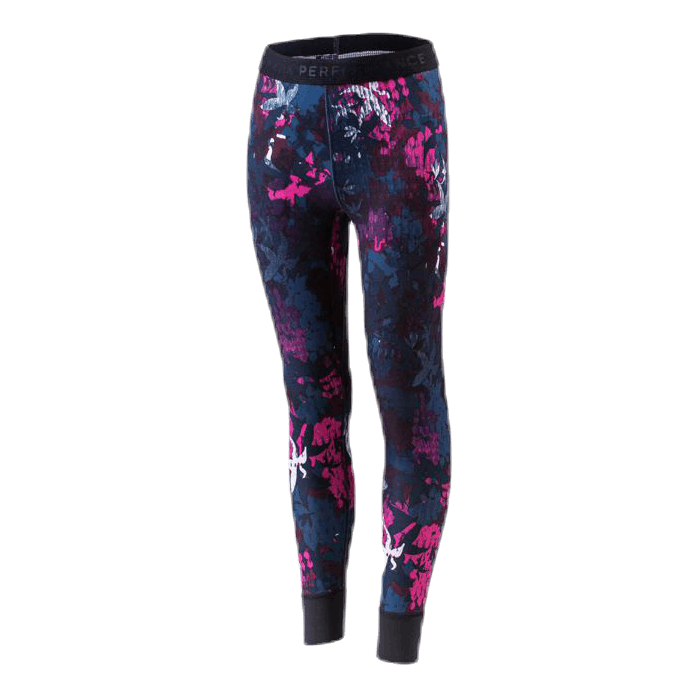 Junior Spirit Printed Long Johns Blue/Pink