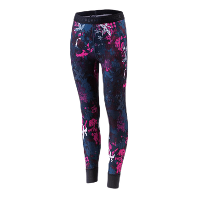 Junior Spirit Printed Long Johns Blue/Pink