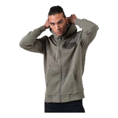 Comfy Zip Hood Green