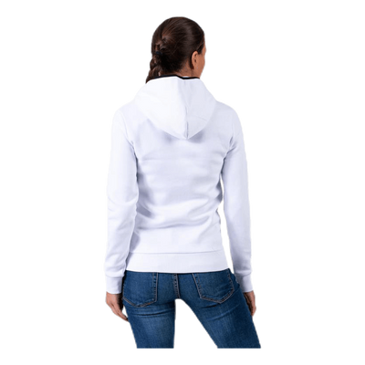 Comfy Zip Hood White
