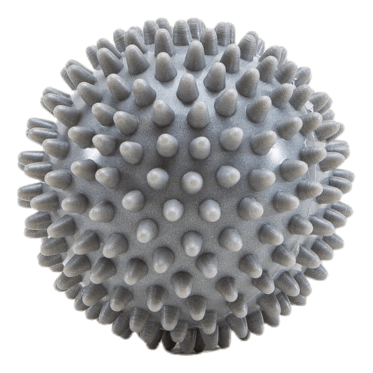 Hard massage ball 2 pcs Silver