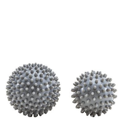 Hard massage ball 2 pcs Silver