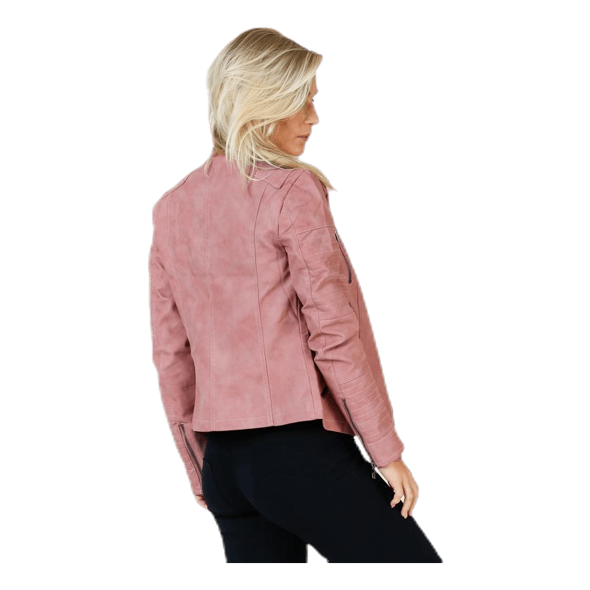 Ava faux shop leather biker jacket