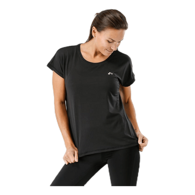 Aubree Ss Loose Training Tee Black