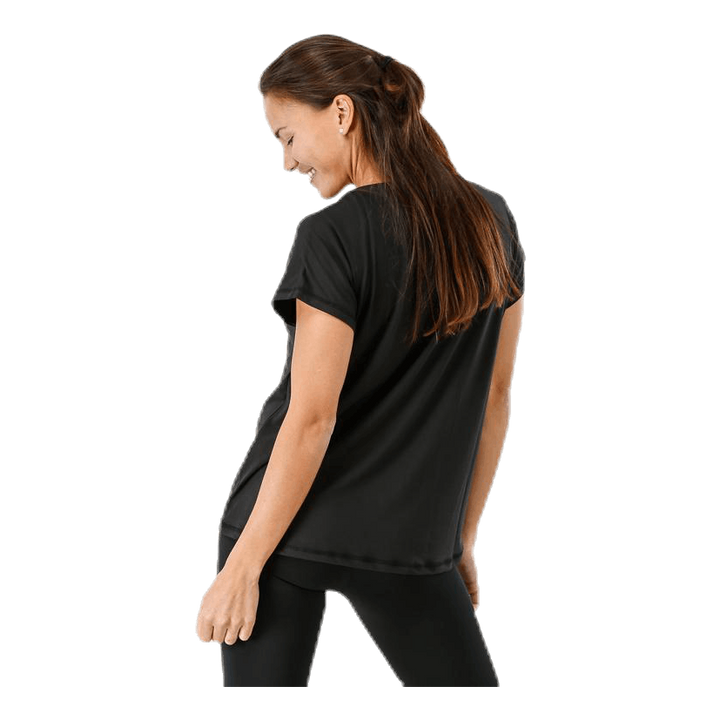 Aubree Ss Loose Training Tee Black