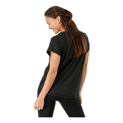 Aubree Ss Loose Training Tee Black