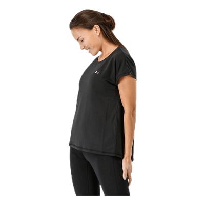 Aubree Ss Loose Training Tee Black