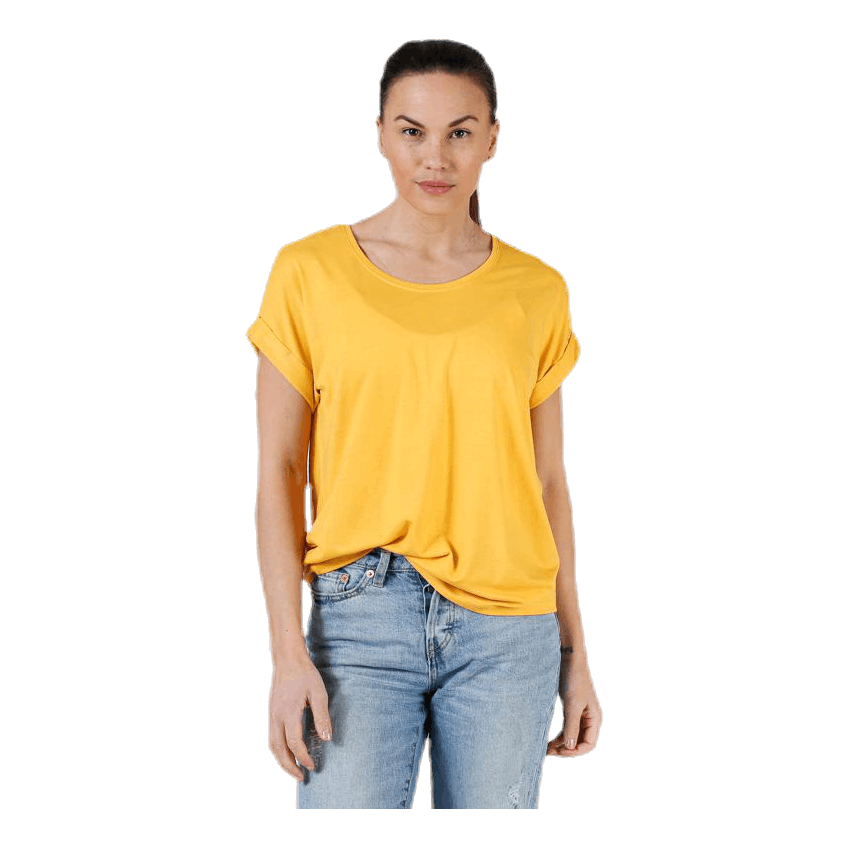 Moster S/S O-Neck Top Jrs Yellow