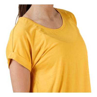 Moster S/S O-Neck Top Jrs Yellow