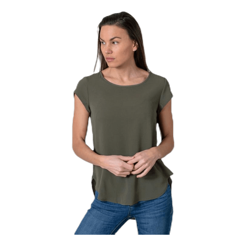 Vic S/S Solid Top Black