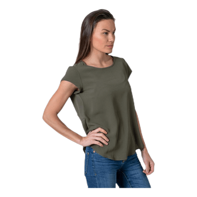 Vic S/S Solid Top Black