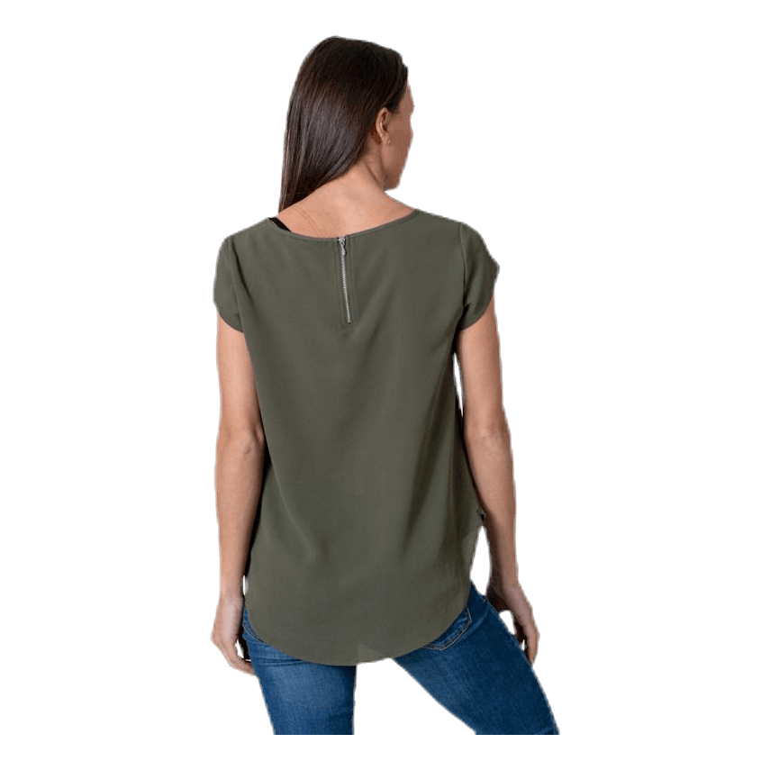 Vic S/S Solid Top Black