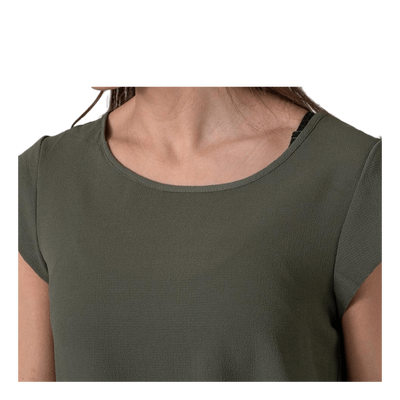 Vic S/S Solid Top Black