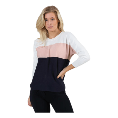 Regitze 3/4 Pullover Knt White
