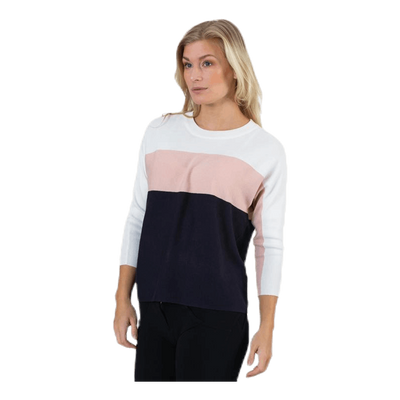 Regitze 3/4 Pullover Knt White