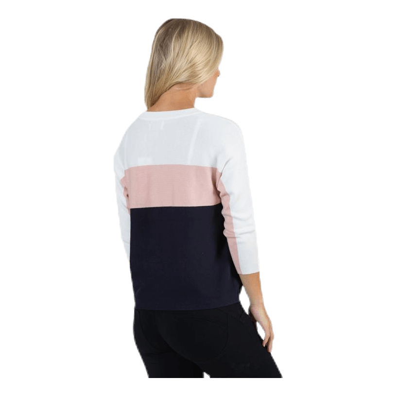 Regitze 3/4 Pullover Knt White