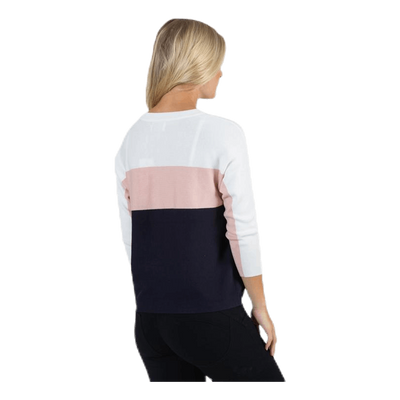 Regitze 3/4 Pullover Knt White