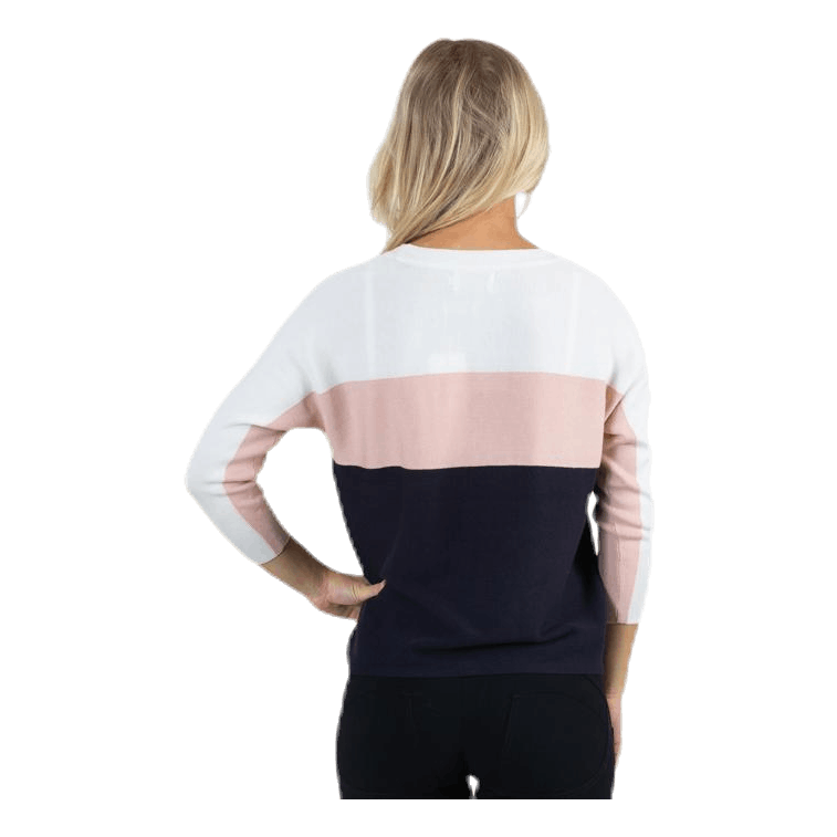 Regitze 3/4 Pullover Knt White