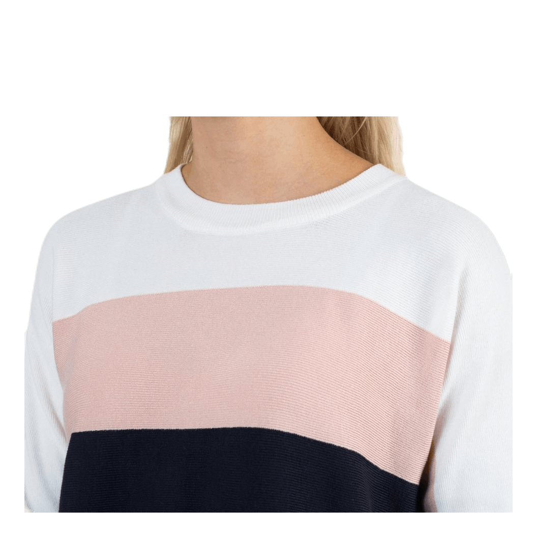 Regitze 3/4 Pullover Knt White
