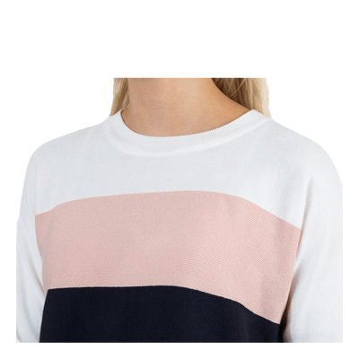 Regitze 3/4 Pullover Knt White